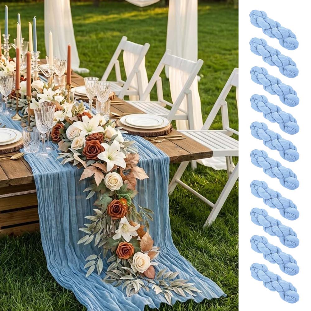 Christmas Table Runner - Set of 10 Table Runner Gauze