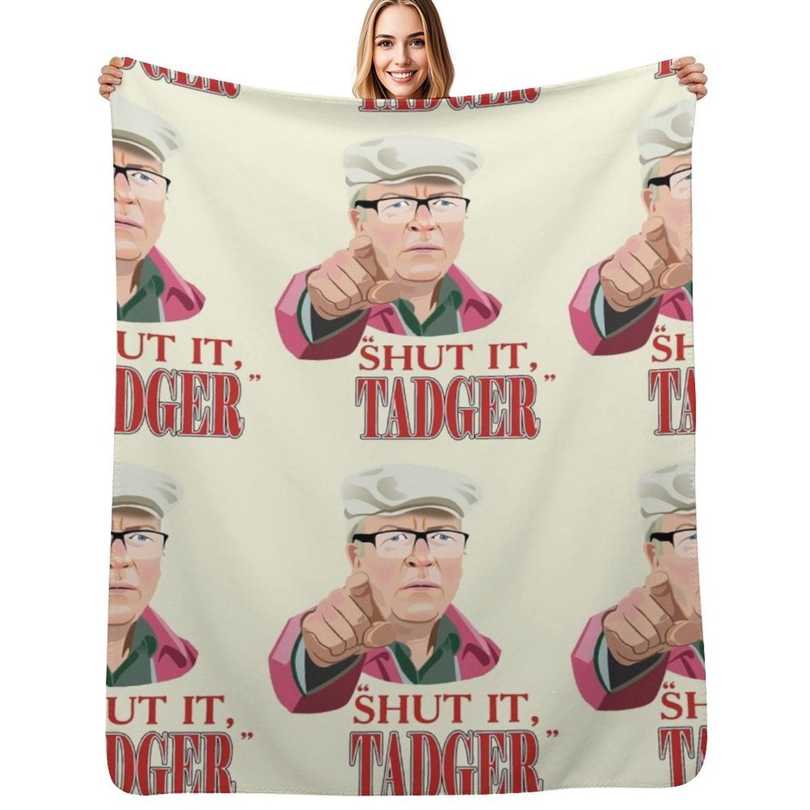 Christmas Throw Blanket - Winston says Shut it! Throw Blanket
