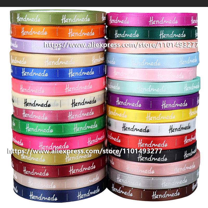 Ribbon Bow Gift - 5/20Yards Roll 10mm Ribbon Handmade Printed