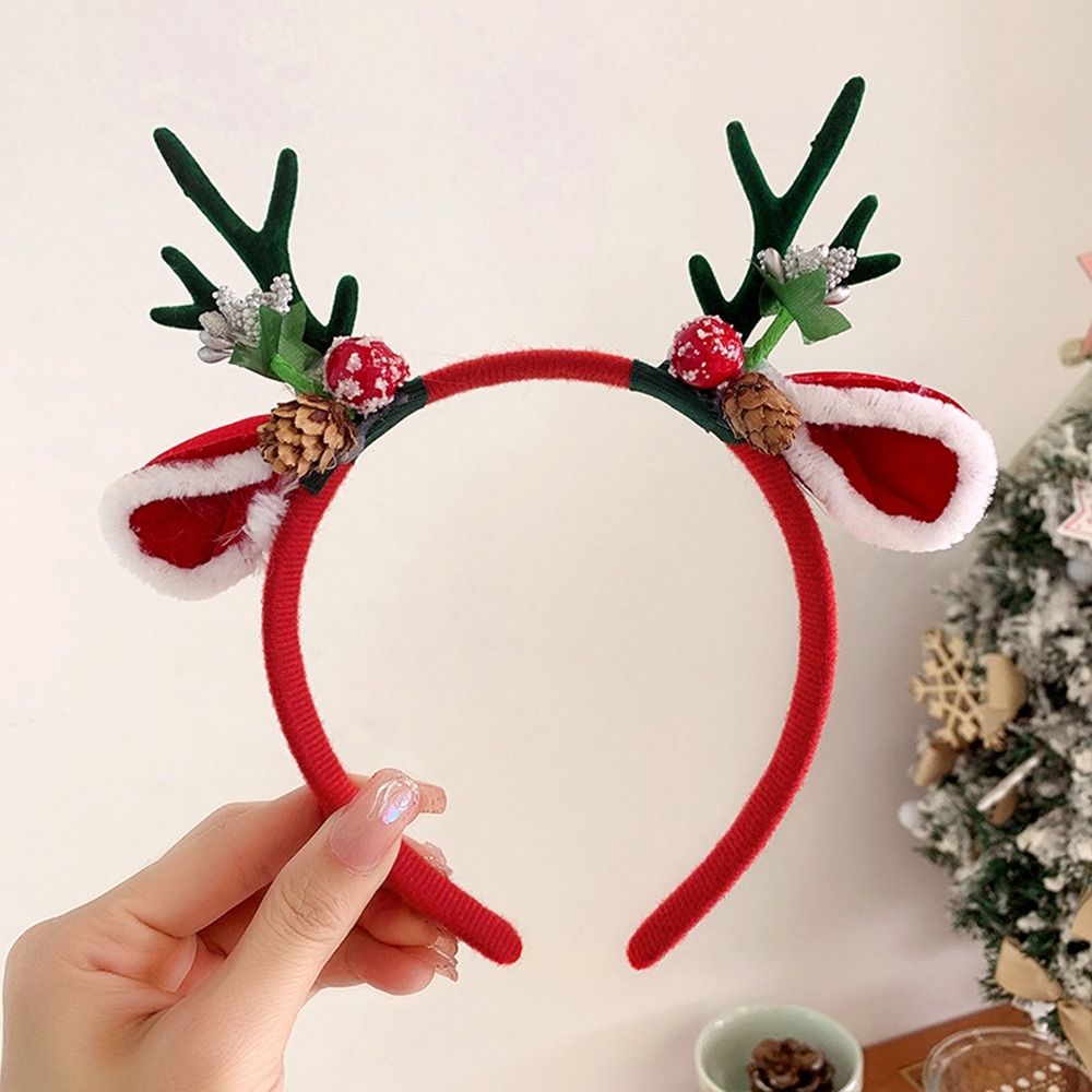 Reindeer Antlers Headband - Christmas Decoration Christmas Headband Elf Reindeer