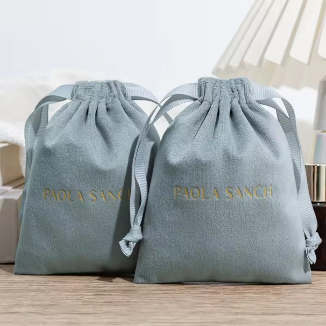 Holiday Candle Set - Custom Logo Printed Luxury Velvet Dust