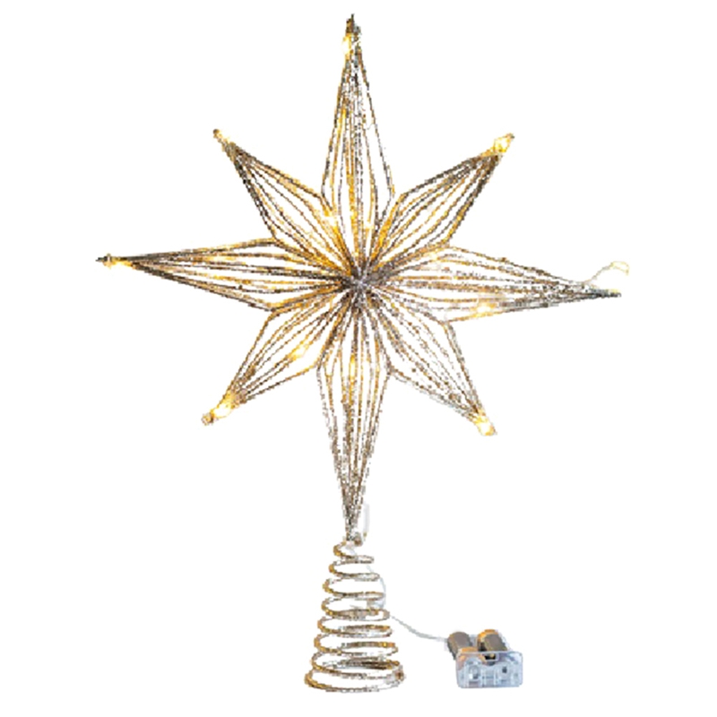 Star Tree Topper - Christmas Tree Toppers Star LED Lamp