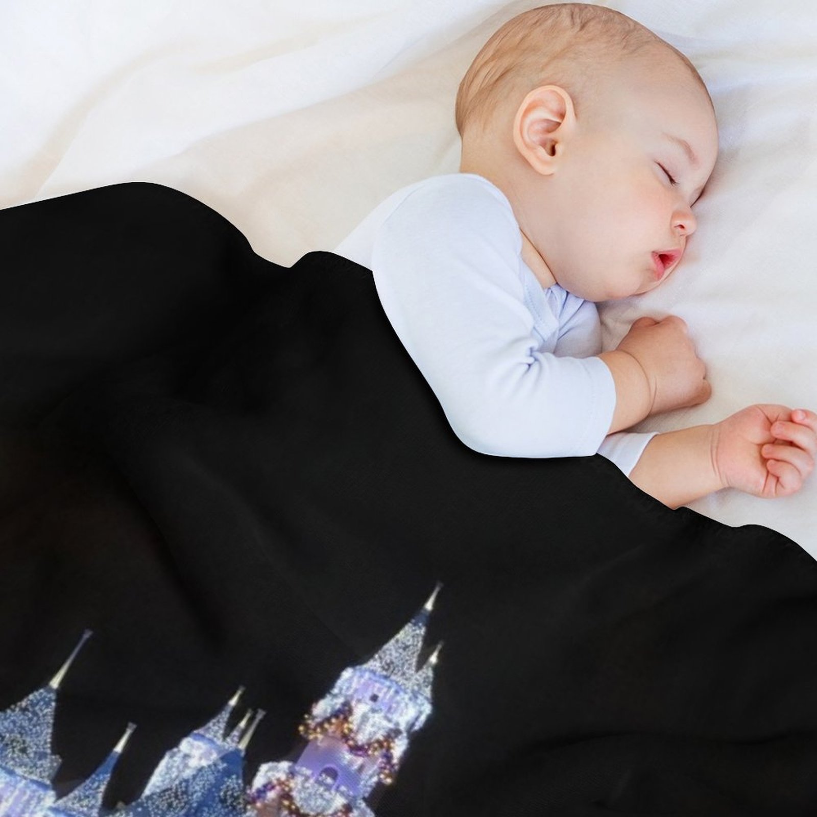 Christmas Castle - Photograph  - Christmas Throw Blanket ulasan dan harga