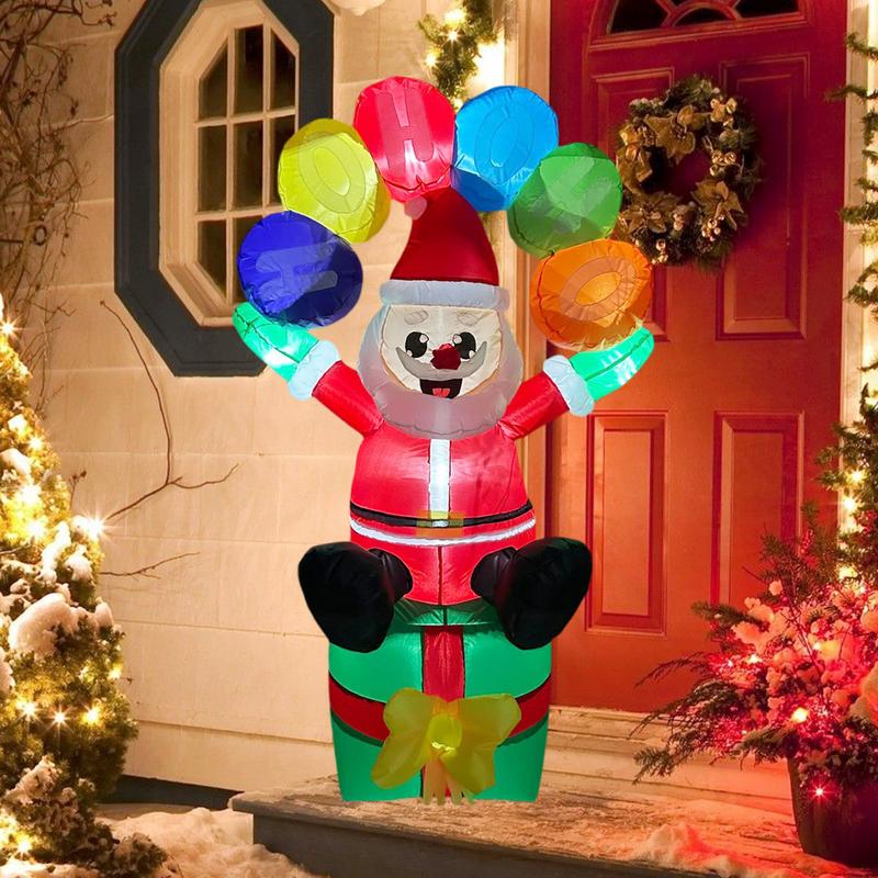 Blow Up Santa Inflatable Decor - Christmas Lights Outdoor ulasan dan harga