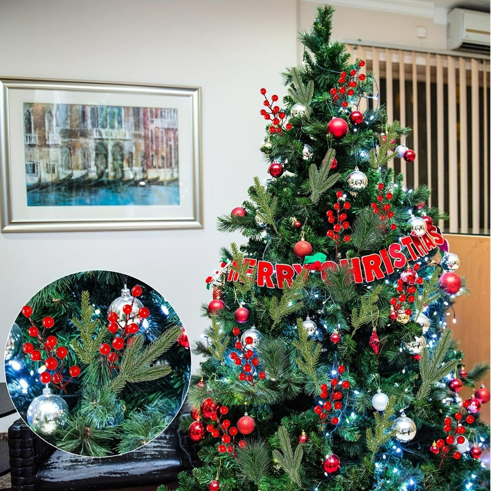 Pine Branches Faux Green Plant - Christmas Wreath Fake ulasan dan harga