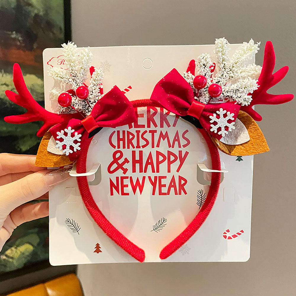 Cute Hair Accessories Environm - Reindeer Antlers Headband ulasan dan harga