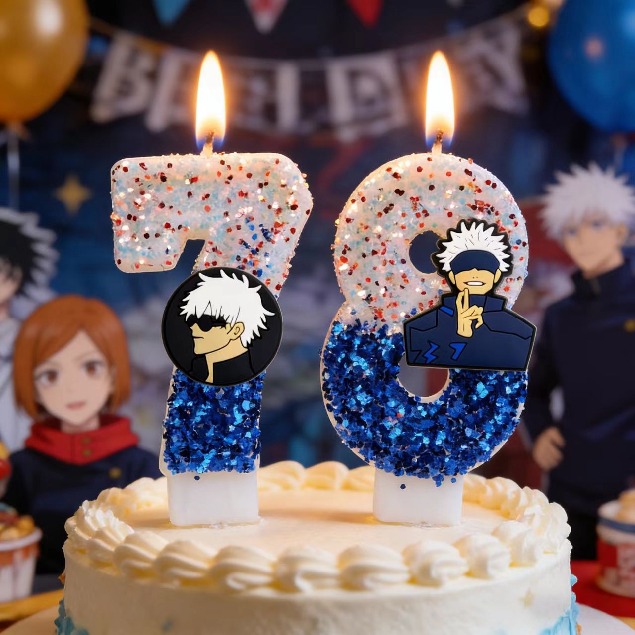 Amine Jujutsu Kaisen Theme Can - Holiday Candle Set ulasan dan harga