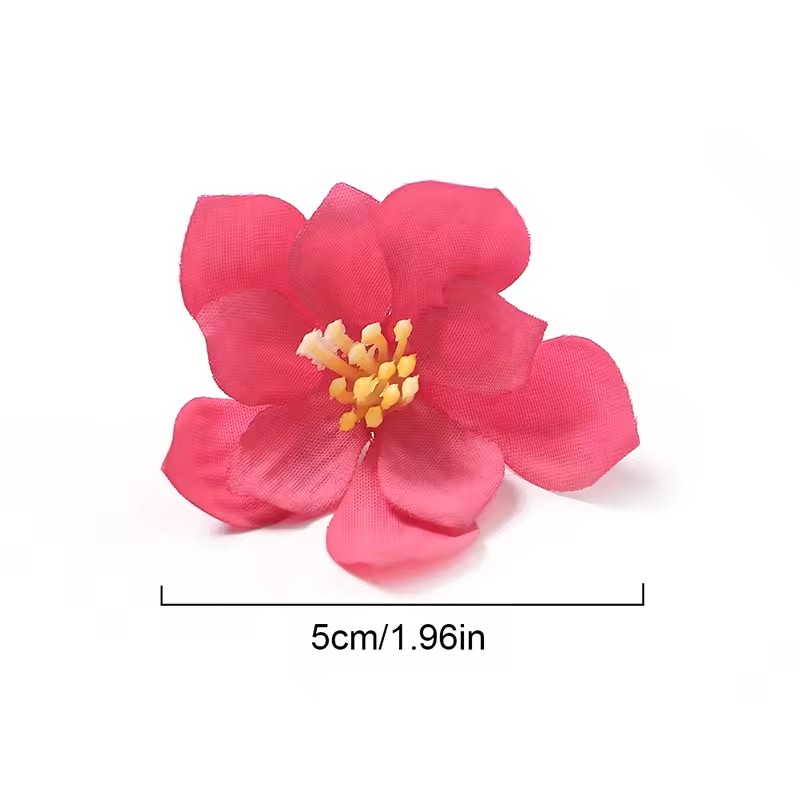 50Pcs 5cm Artificial Rose Flow - Christmas Wreath Fake ulasan dan harga