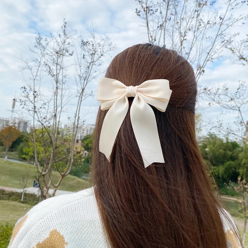 Elegant solid color black red  - Ribbon Bow Gift ulasan dan harga