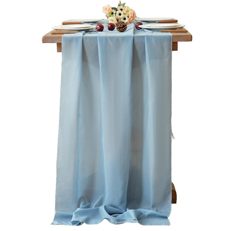 Thickened chiffon table runner - Christmas Table Runner ulasan dan harga