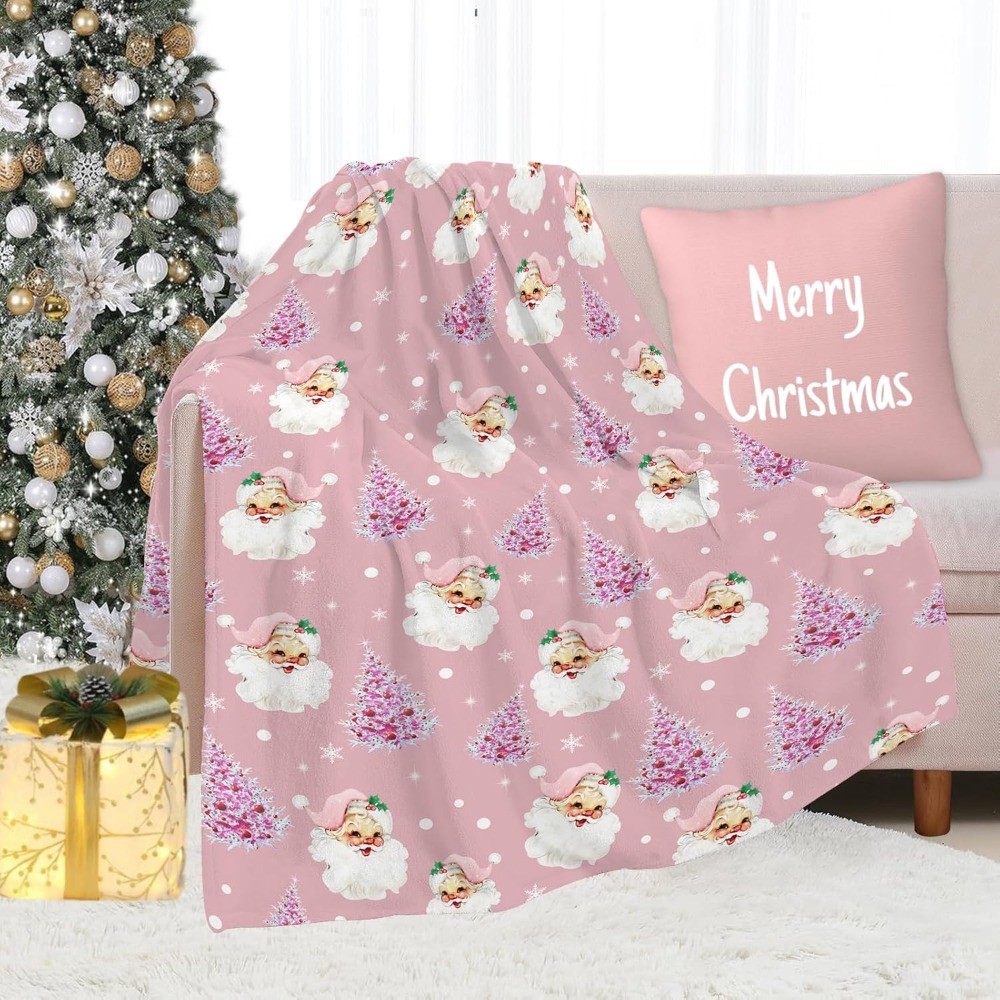Soft Plush Christmas Blanket,C - Christmas Throw Blanket ulasan dan harga