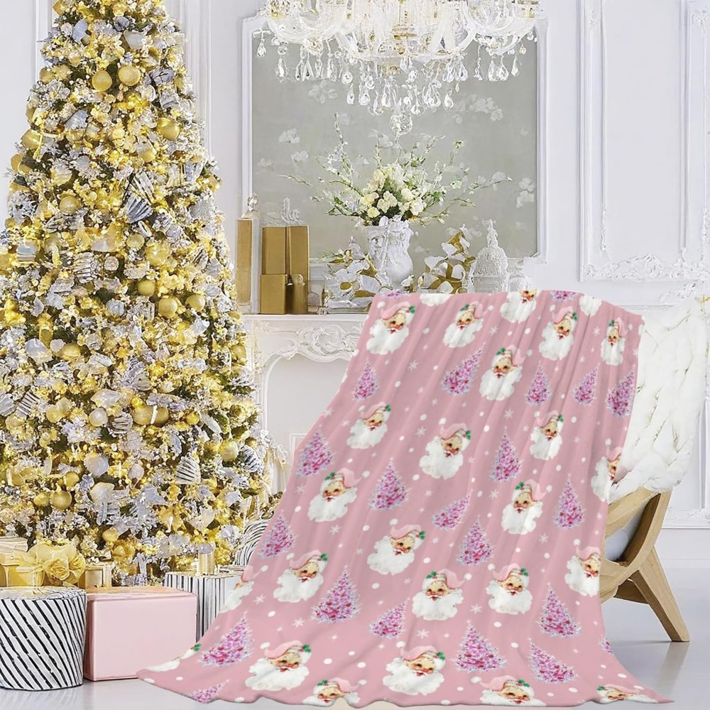 Soft Plush Christmas Blanket,C - Christmas Throw Blanket ulasan dan harga