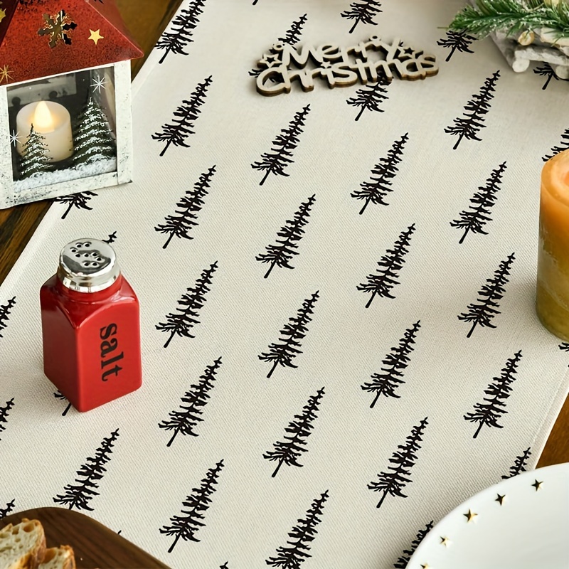 Simple Christmas Tree Table Ru - Christmas Table Runner ulasan dan harga