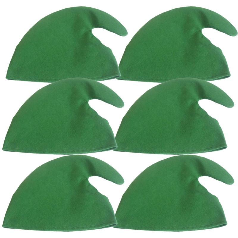 E8BD Pack of 6 Christmas Party - Elf Costume Christmas ulasan dan harga
