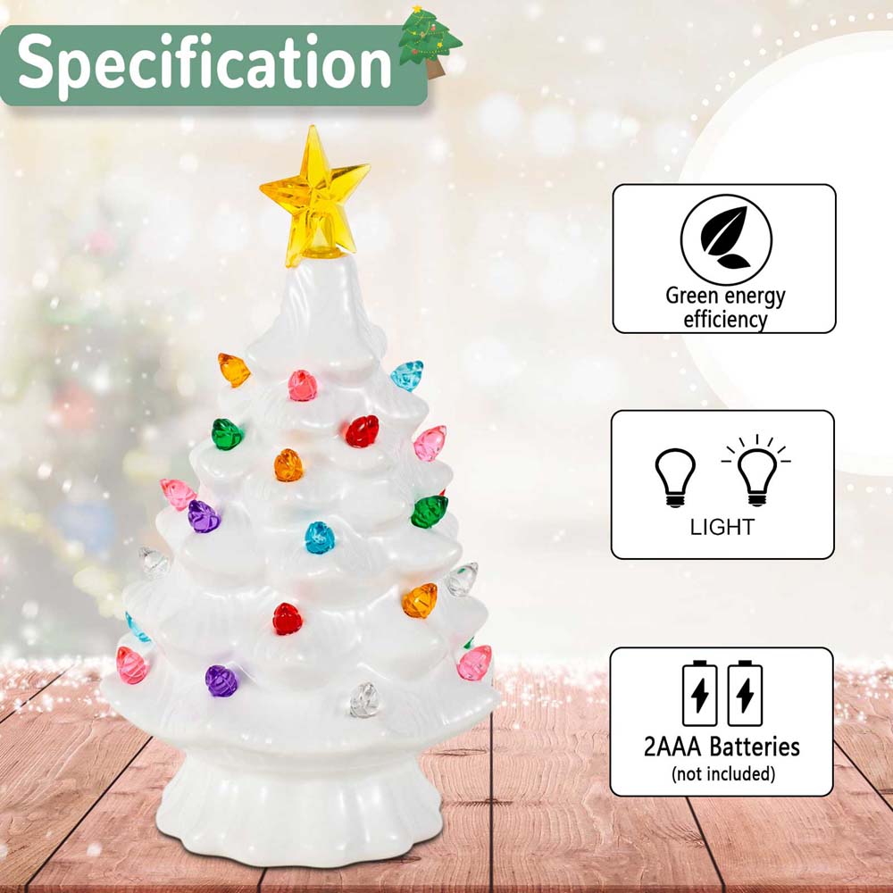 7 Inch Ceramic Christmas Villa - Star Tree Topper ulasan dan harga