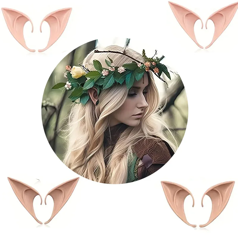 Exquisite Latex Elf Ears for M - Elf Costume Christmas ulasan dan harga