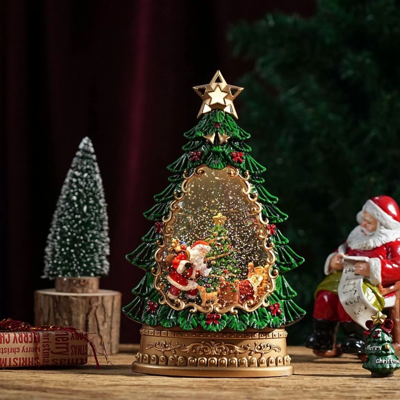 Snow Globe Music Box Christmas - Snow Globe Musical ulasan dan harga