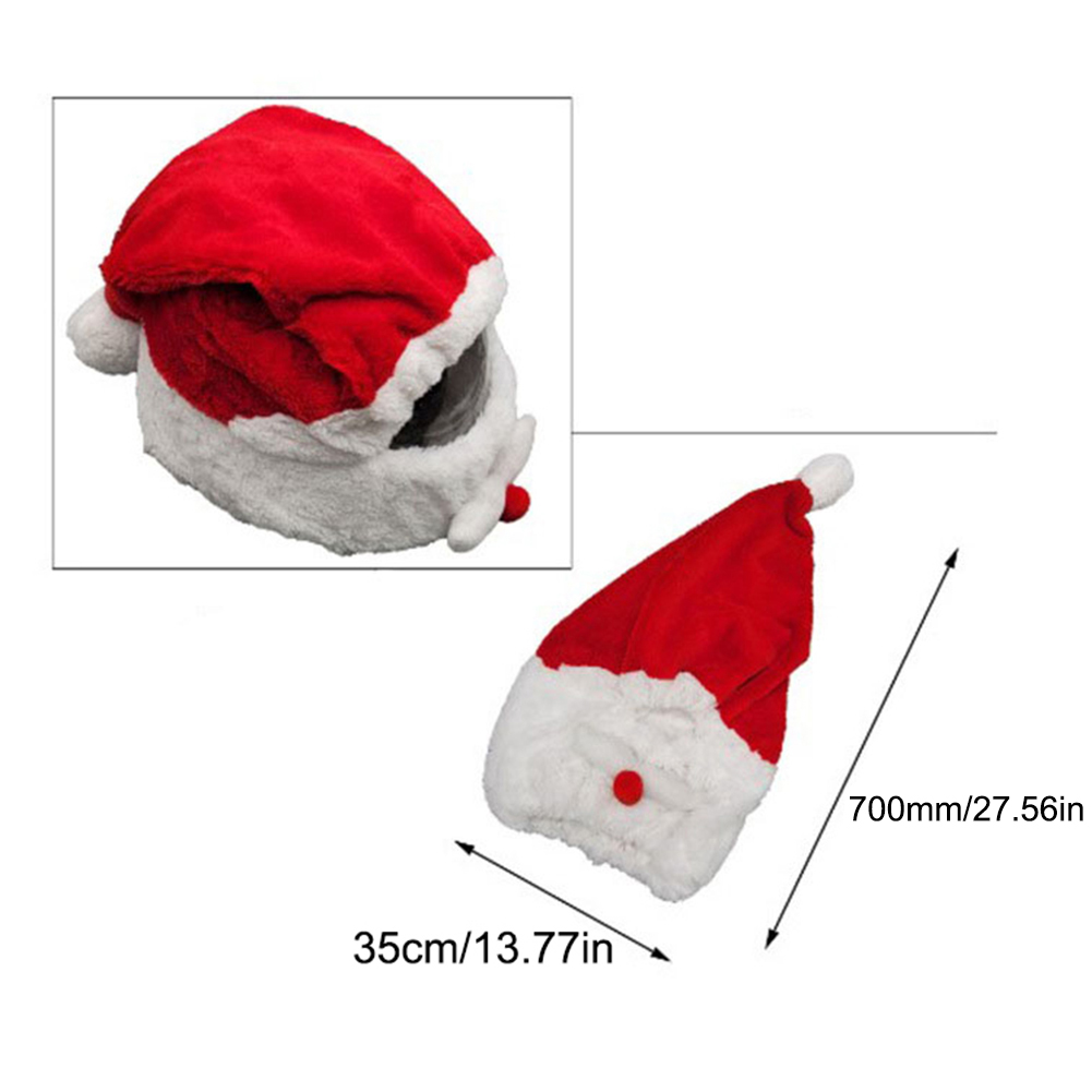 Universal Santa Claus Helmet C - Santa Hat Plush ulasan dan harga