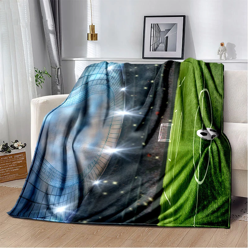 Soccer Ball Field Football Goa - Christmas Throw Blanket ulasan dan harga