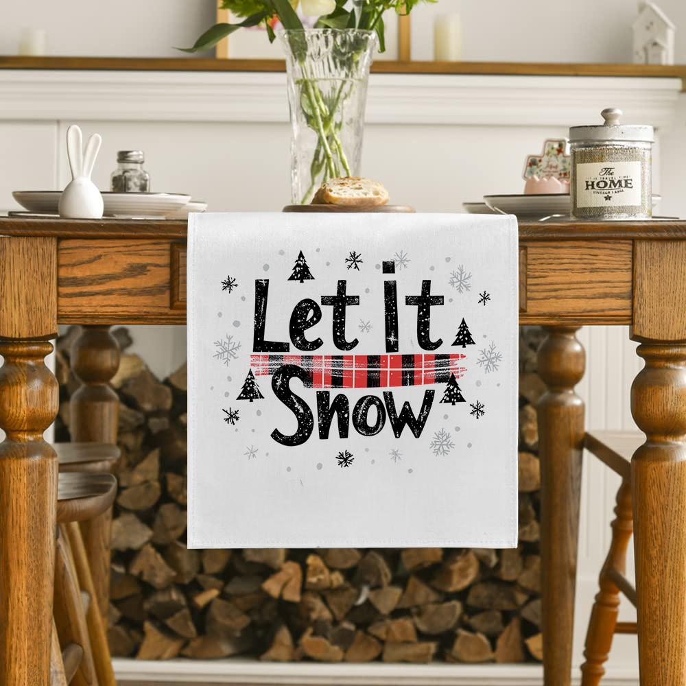 Christmas Snowflake Table Runn - Christmas Table Runner ulasan dan harga