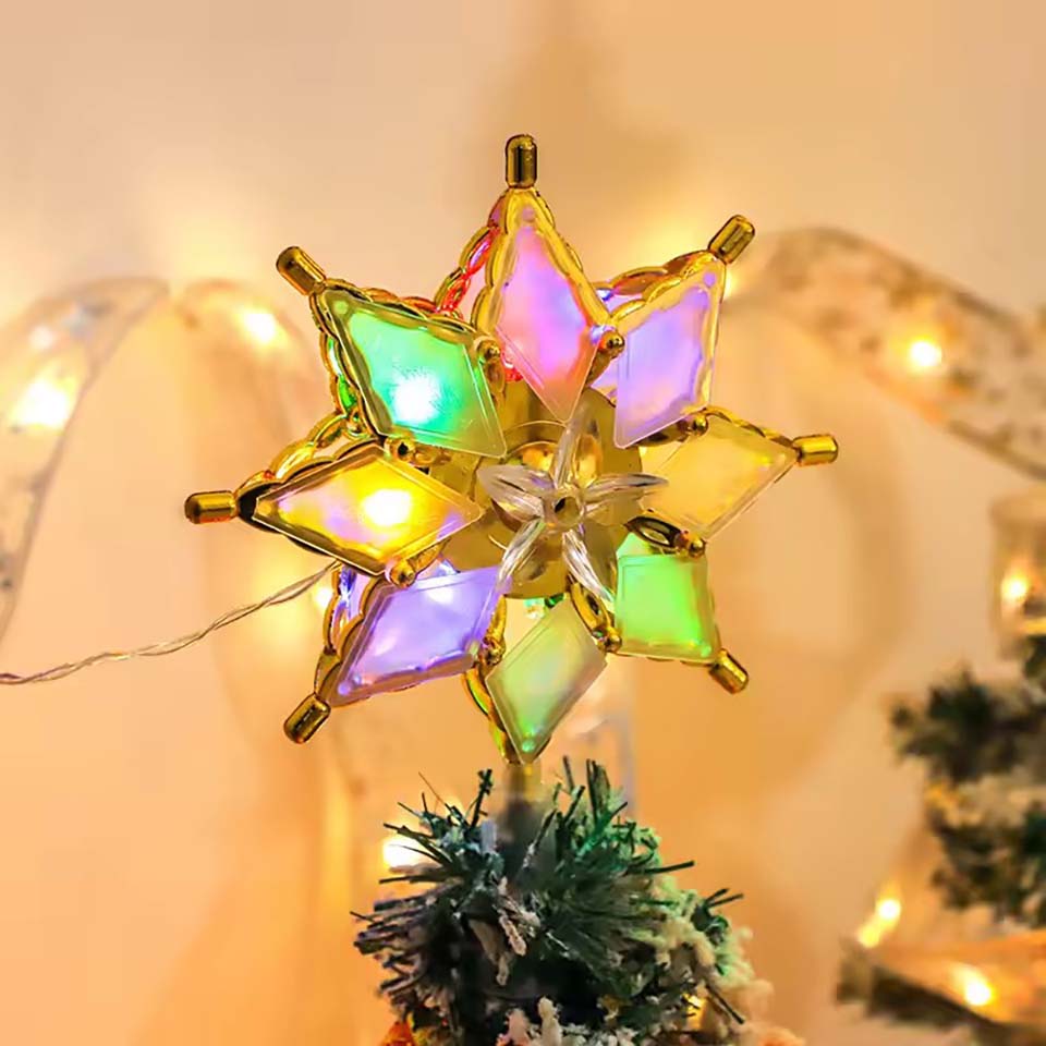 Lighted Star Trees Topper Chri - Star Tree Topper ulasan dan harga