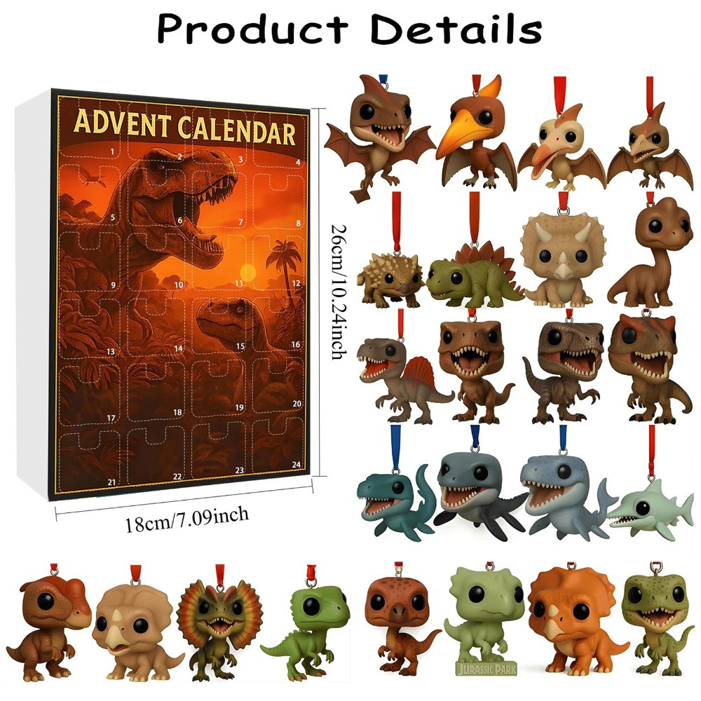 Dinosaur Park Christmas Countd - Advent Calendar Gift ulasan dan harga