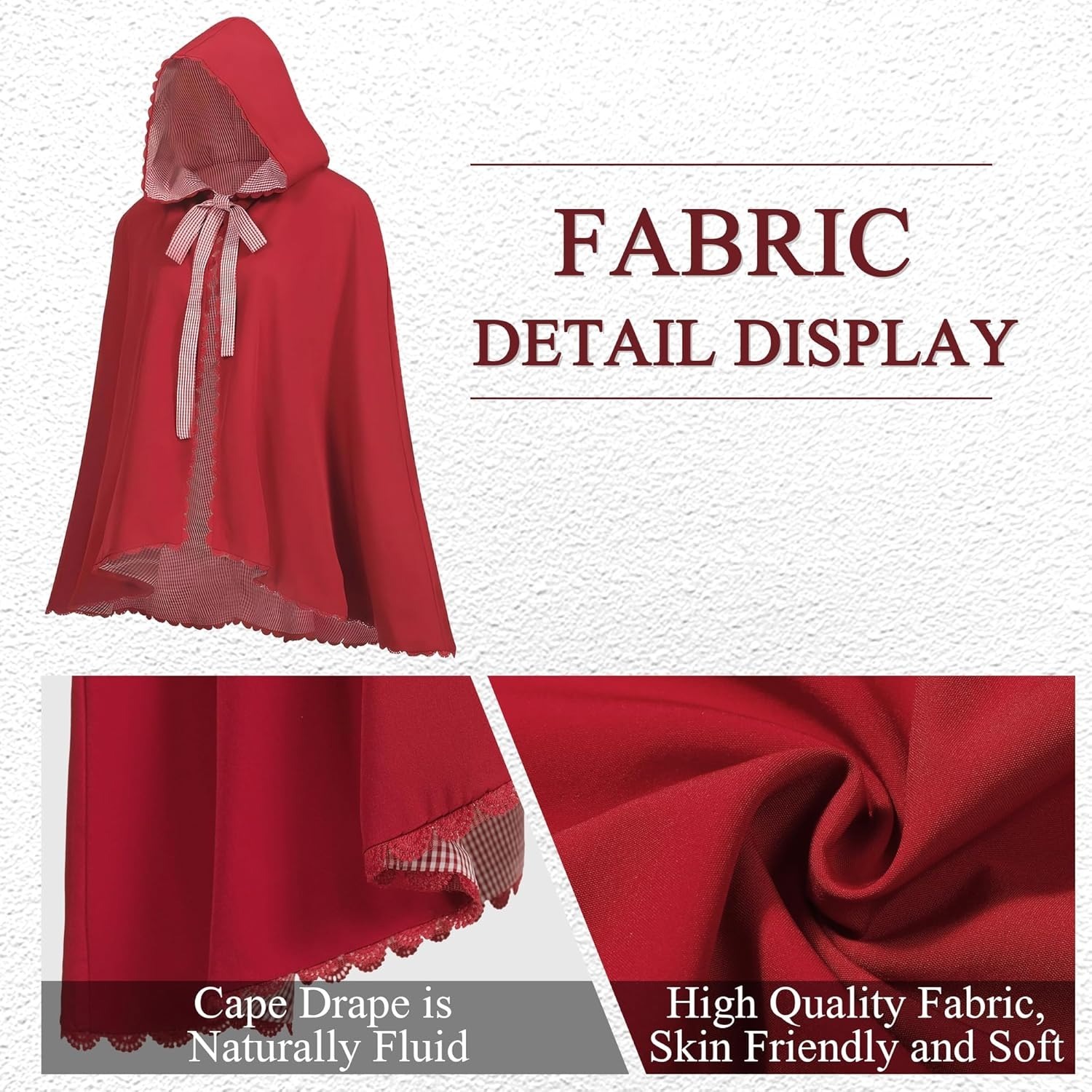 Red Plaid Cape Women's Double  - Christmas Throw Blanket ulasan dan harga