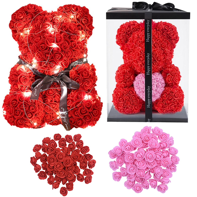 200/100pcs 3cm Foam Teedy Bear - Christmas Wreath Fake ulasan dan harga