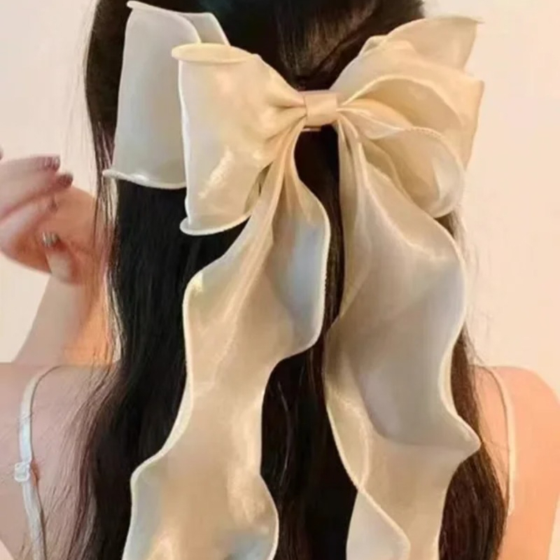 French Style Black Organza Flu - Ribbon Bow Gift ulasan dan harga