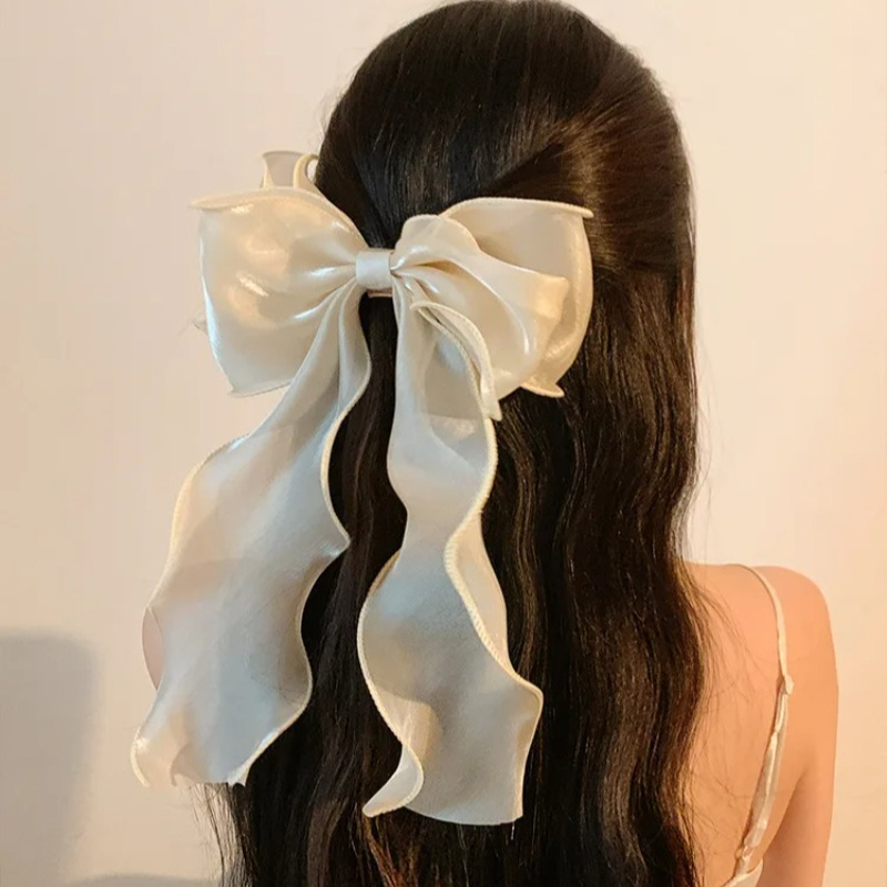 French Style Black Organza Flu - Ribbon Bow Gift ulasan dan harga