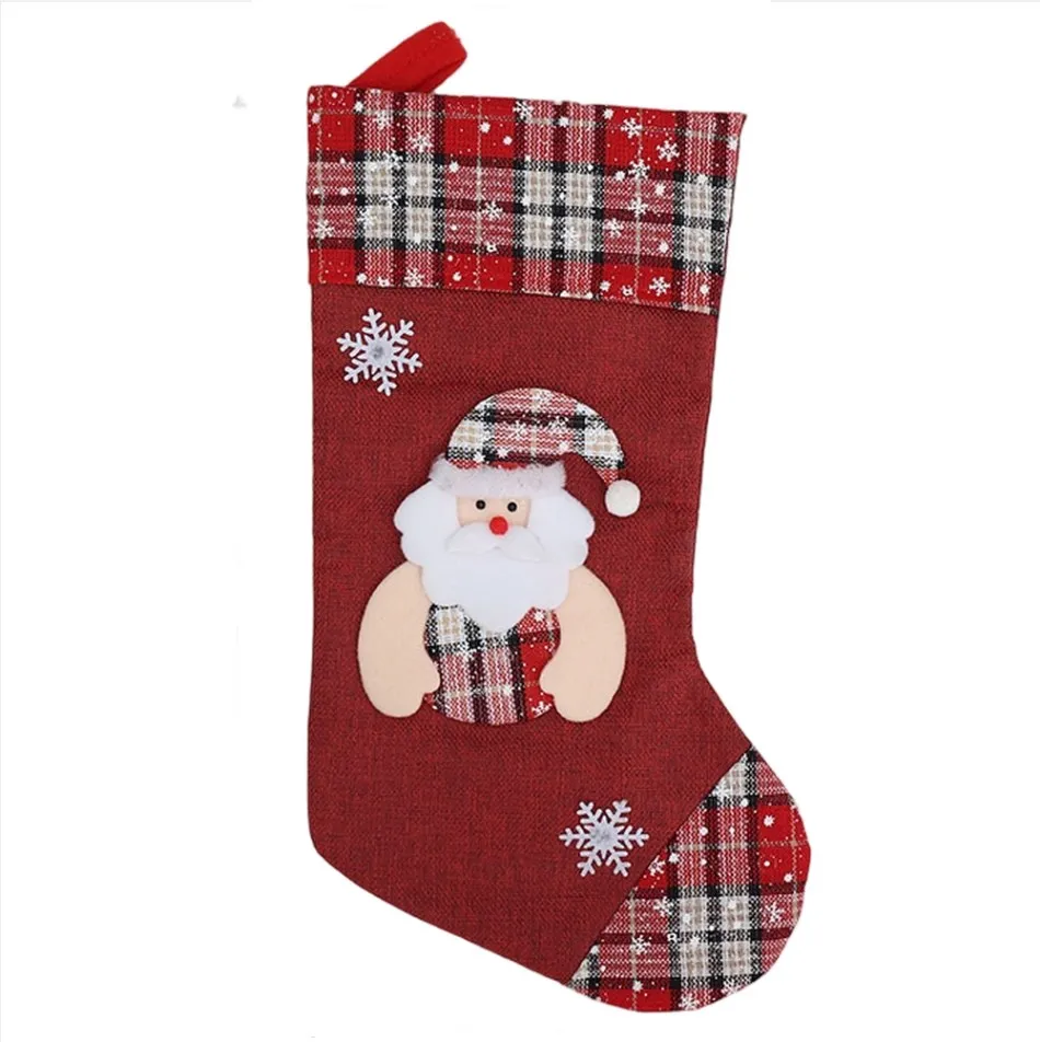 1pcs Christmas Stocking Presen - Christmas Stocking Hanging ulasan dan harga