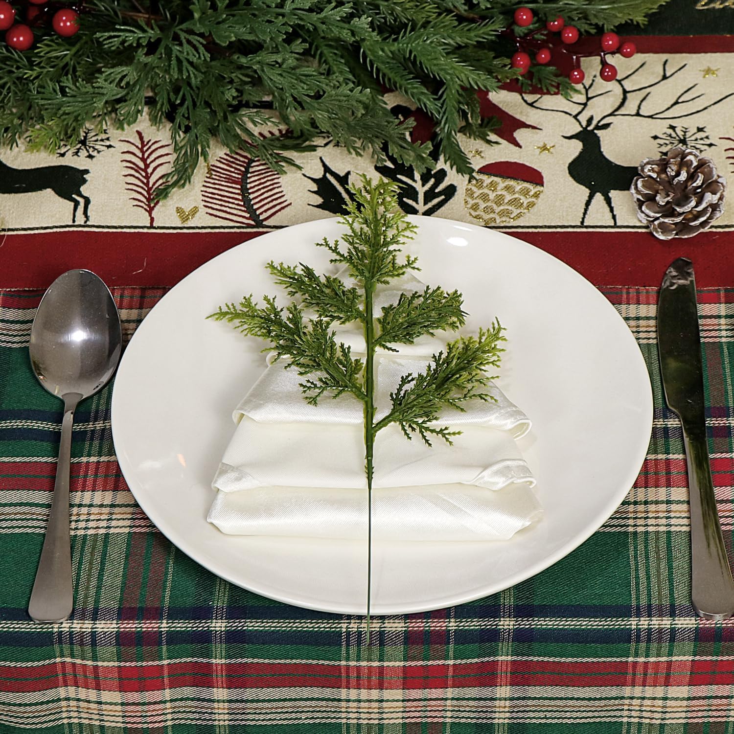 Artificial Cypress Leaves Plan - Christmas Tree Artificial ulasan dan harga