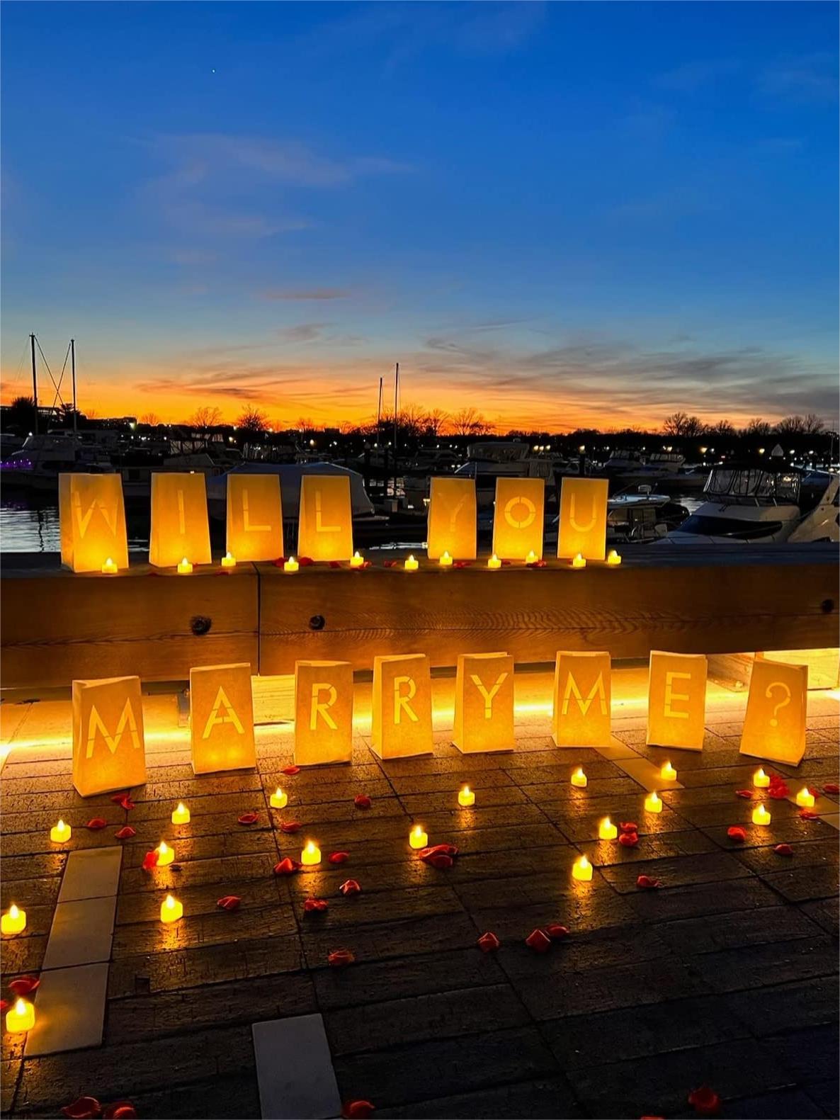 Will You Marry Me Proposal Dec - Holiday Candle Set ulasan dan harga