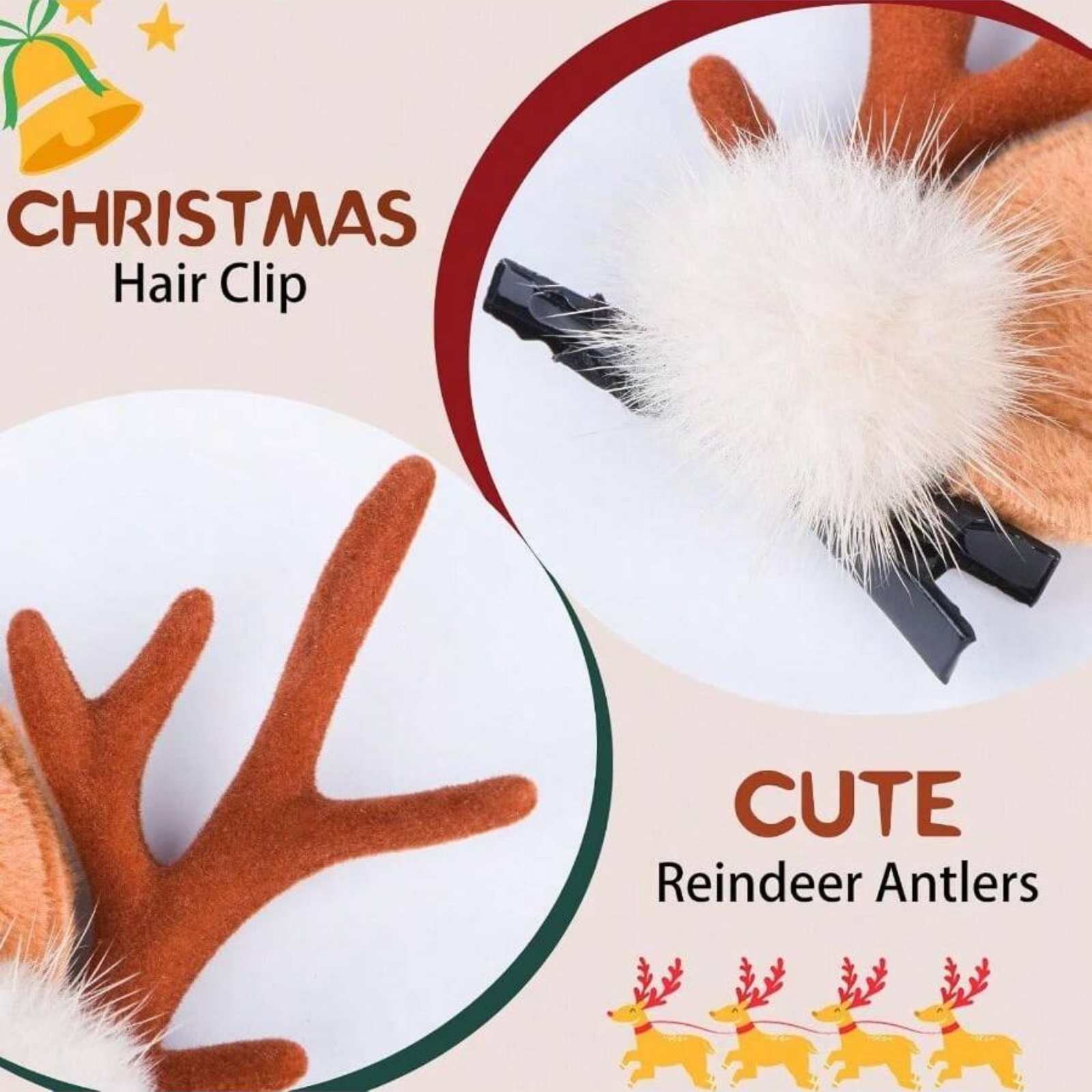 2pcs Christmas Reindeer Antler - Reindeer Antlers Headband ulasan dan harga