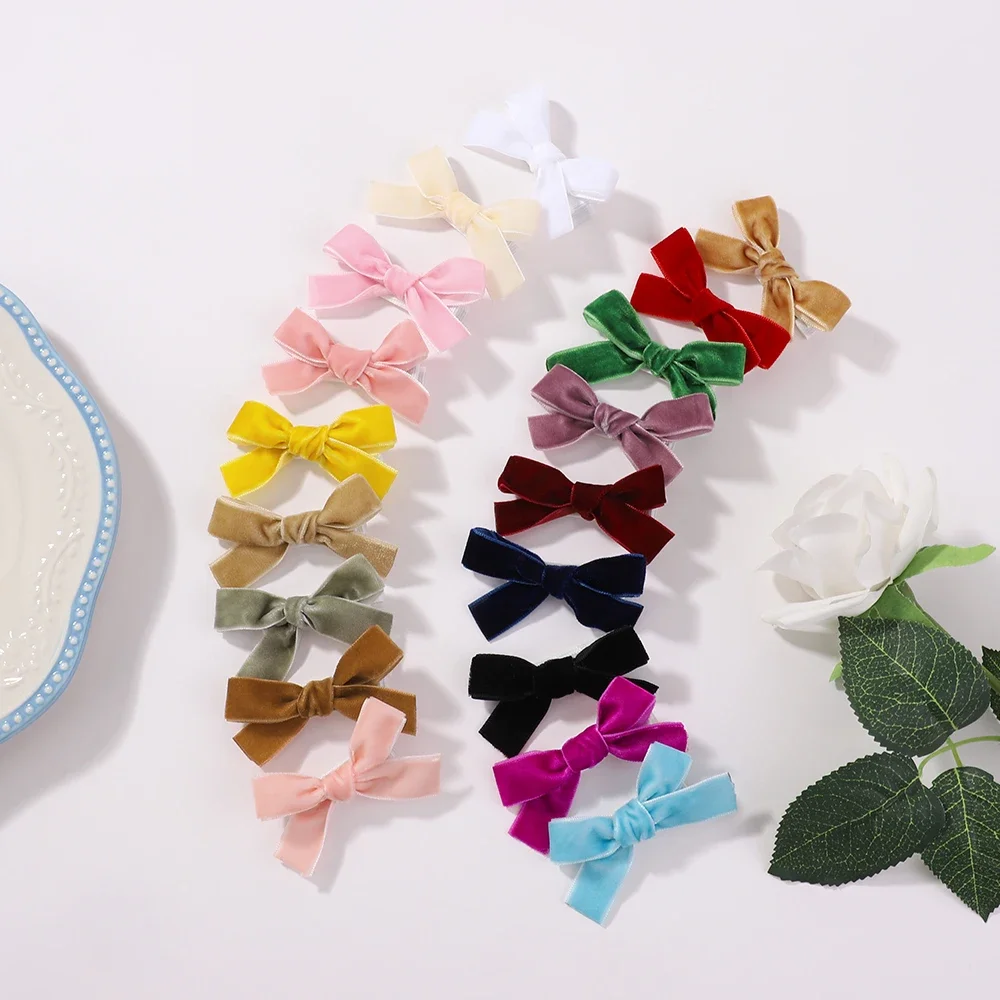 6Pcs/lot Solid Ribbon Bows Hai - Ribbon Bow Gift ulasan dan harga