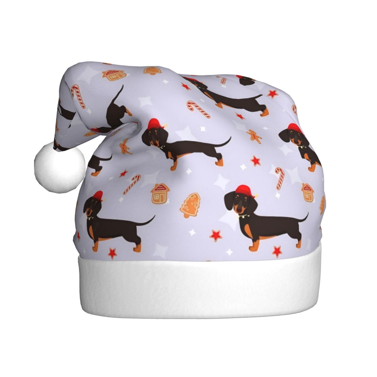 Dachshund Plush Kawaii Christm - Santa Hat Plush ulasan dan harga