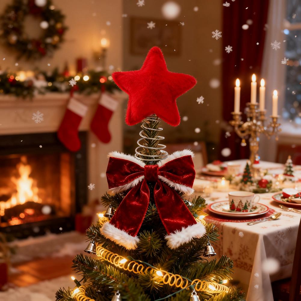 Plush Star Tree Topper Plush F - Star Tree Topper ulasan dan harga