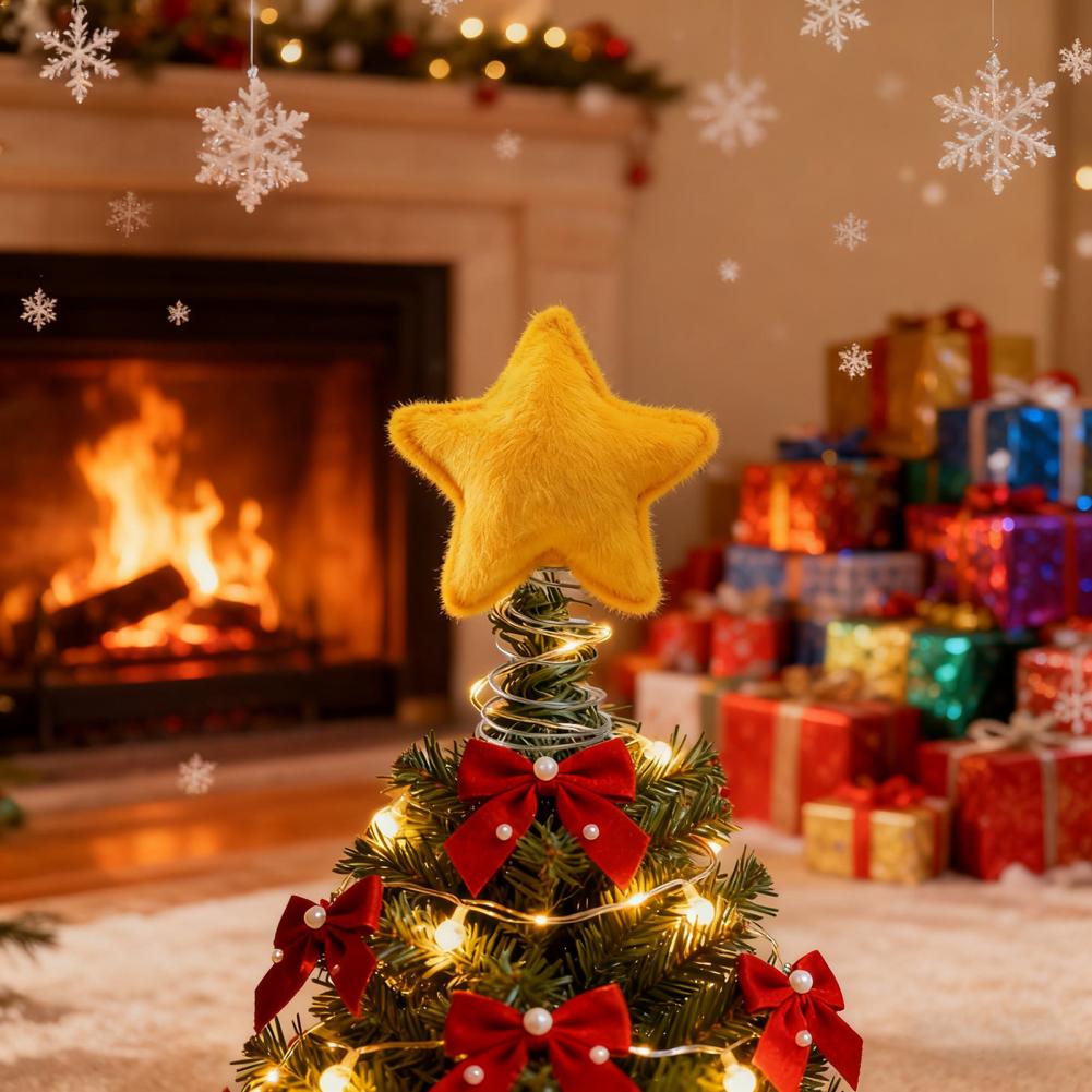 Plush Star Tree Topper Plush F - Star Tree Topper ulasan dan harga