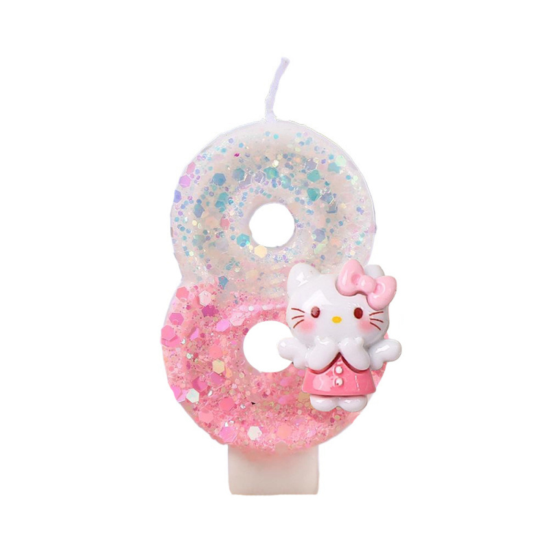 Hello Kitty Birthday Candles   - Holiday Candle Set ulasan dan harga