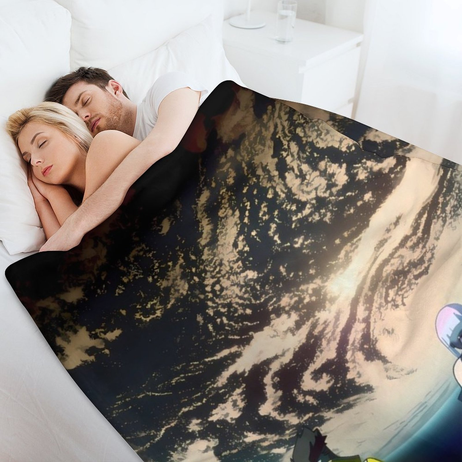 Cyberpunk EdgeRunners Moon Luc - Christmas Throw Blanket ulasan dan harga