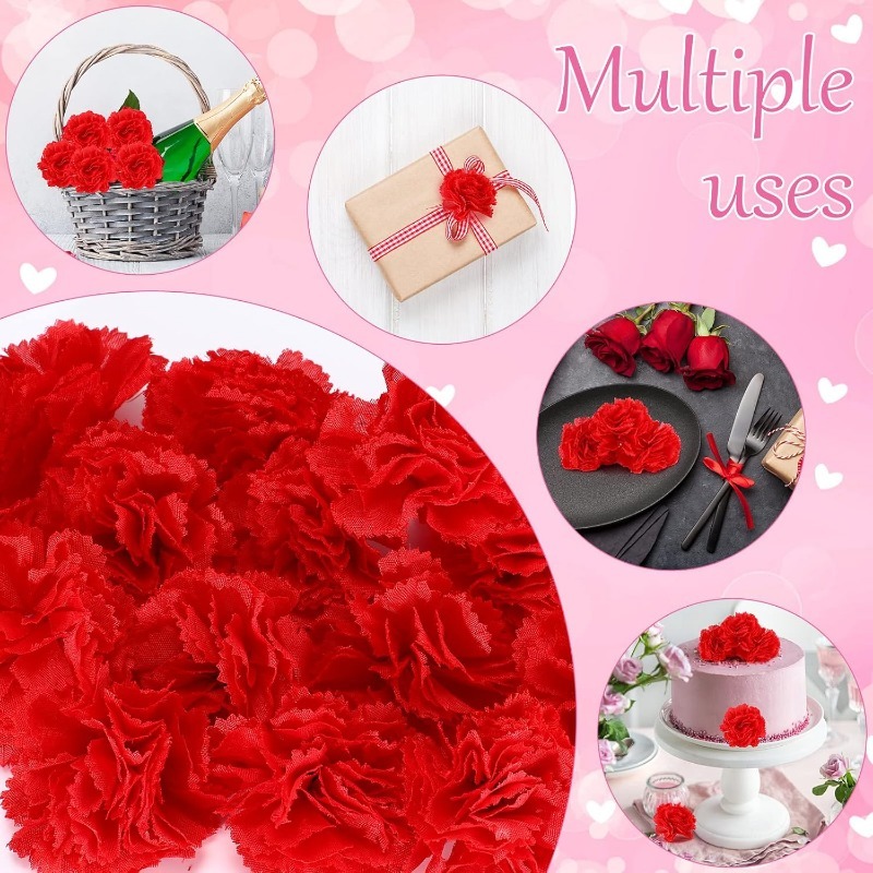 10/20Pcs Rose Artificial Flowe - Christmas Wreath Fake ulasan dan harga